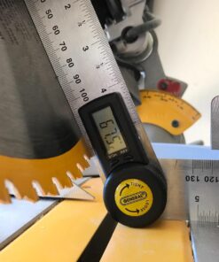 General Tools Digital Angle Finder Ruler #822 - 5" Stainless Steel Woodworking Protractor Tool with Large LCD Display 5-Inch 41 71ZgX1tJYCL