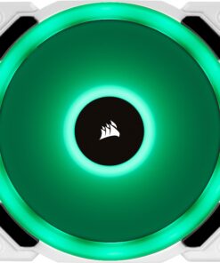 Corsair LL Series, LL120 RGB, 120mm RGB LED Fan, Triple Pack with Lighting Node PRO- White, Lighting Node PRO Included, LL120 RGB White,CO-9050092-WW Triple Pack w/ Lighting Node PRO 48 71ZgweW923L