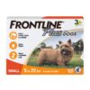 FRONTLINE® Plus for Dogs Flea and Tick Treatment (Small Dog, 5-22 lbs.) 3 Doses (Orange Box) 25 71Zhun4CMyL
