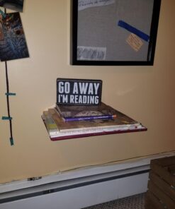 Primitives by Kathy 19422 Box Sign, 7" x 4", I'm Reading 17 71Zi08g2R8L