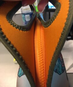 Artovida Artists Collective Insulated Neoprene Lunch Bag - Washable Soft Lunch Tote for Work and Picnic - Design by Monika Strigel (Germany) Elephant - Classic Monika Strigel Elephant 20 71Zi5gQTs9L