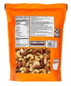 Kirkland Signature Extra Fancy Mixed Nuts Unsalted and Shelled 40 oz (Pack of 4), 1 Pack of Roasted Virginia Peanut Also Included by Bulkidoki 8 71ZiZCyO8GL