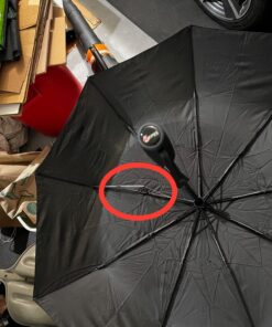 Repel Umbrella The Original Portable Travel Umbrella - Umbrellas for Rain Windproof, Strong Compact Umbrella for Wind and Rain, Perfect Car Umbrella, Golf Umbrella, Backpack, and On-the-Go 1-Black 50 71Zizf8rgxL