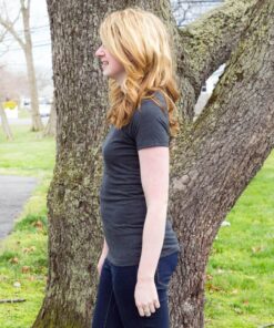 Gone For a Run Runners Tee Womens T-Shirt | Women's Everyday Runners Tee - She Believed She Could Large Charcoal Gray 9 71Zjk2EJqpL