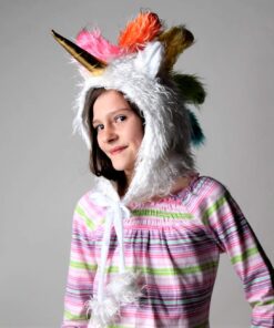 Storybook Wishes Plush Soft Fuzzy Unicorn Child/Youth Hat, White 36 Months White Unicorn Hat, Child/Youth 17 71Zjk2XDr4L