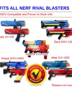 HeadShot Ammo Foam Balls for Toy Gun Refill Pack of Bullets Compatible with Nerf Rival Guns 110 Green 8 71Zjo2Lp0kL