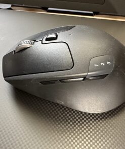 Logitech M720 Triathlon Multi-Device Wireless Mouse, Bluetooth, USB Unifying Receiver, 1000 DPI, 8 Buttons, 2-Year Battery, Compatible with Laptop, PC, Mac, iPadOS - Black 59 71ZkuZnRxrL