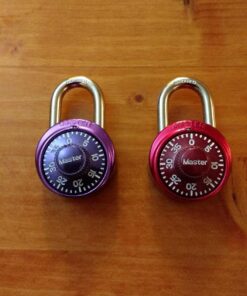 Master Lock Padlock, Mini Dial Combination Lock, 1-9/16 in. Wide, Color Assortment Pack, 1533TRI (Pack of 3) 3 count (Pack of 1) 36 71ZkyaBedgL