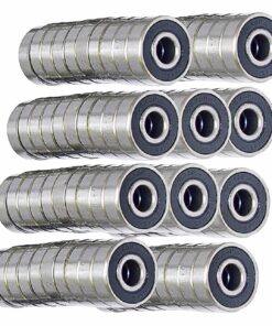 Pack of 100 608-2RS Skateboard/Inline Skate/Rollerblade/Hockey Ball Bearings 8mm x 22mm x 7mm VXB Brand 19 71Zmmy38SKL