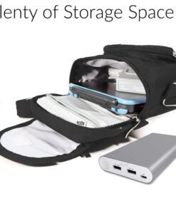 G-HUB Travel bag with Shoulder Strap, Carry Handle, Belt Loop for Nintendo DS Consoles DS / 3DS / DS Lite / 3DS XL / DSi - Black 33 71ZmshAt3wL