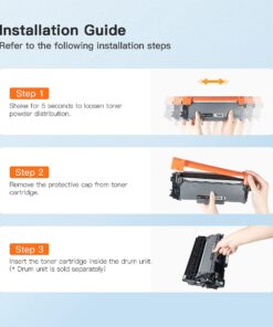 E-Z Ink (TM Compatible Toner Cartridge Replacement for Brother TN450 TN420 TN-450 TN-420 Compatible with HL-2270DW HL-2280DW HL-2230 HL-2240 MFC-7360N MFC-7860DW DCP-7065DN Intellifax 2840(4 Black) 12 71Zn9AnFthL