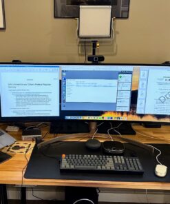 LG 49WL95C-W Ultrawide Dual QHD Monitor 49" 32: 9 (5120 x1440) Curved IPS Display, HDR10, USB Type-C, HDR 10, Ambient Light Sensor, 2 x 10W Stereo Speaker 58 71ZnigT702L