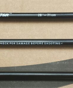 GPP 28-inches Fiberglass Archery Target Arrows - Practice Arrow or Youth Arrow for Recurve Bow 12 Black Arrows 19 71Zo2S3DFoL