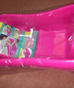 The First Years Newborn to Toddler Baby Bath Tub - Convertible 3-in-1 Baby Tub with Removable Sling - Ages 0 to 24 Months - Sure Comfort - Pink Deluxe Tub 40 71ZoNo6k7L