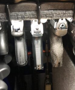 Safety Storage Easy Use Gun Hanger - Made in USA - Original Handmade Pistol Hangers for Gun Safe Organization - for Handguns Over .22 Caliber 6 Pack 28 71Zof52gElL