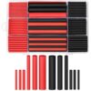 Ginsco 270Pcs 3:1 Shrink Ratio Dual Wall Adhesive Lined Heat Shrink Tubing Tube 6 Size: 3/8",1/4",3/16",1/8",3/32",1/16", 2 Color KIT Black Red 270 99 71ZqDgLN3vL