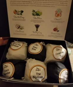 Pure Scentum Extra Large 6oz Vegan Bath Bombs for Women - US Made Organic 6 Relaxing Bath Bomb Gift Set for Women – Luxurious, Organic Bath Bombs for Women and Men (BombeLaLaLa) Bombelalala 56 71ZqYXRhQSL