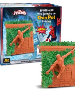 Chia Pet Spiderman with Seed Pack, Decorative Pottery Planter, Easy to Do and Fun to Grow, Novelty Gift, Perfect for Any Occasion Spider Man