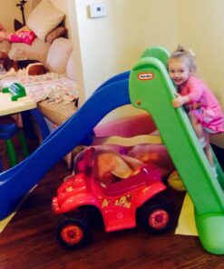 Little Tikes Easy Store Large Slide , Blue/Green 19 71ZqjRioXtL