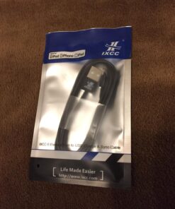 iXCC MFi Lightning Cable 10ft, iPhone Charger, for iPhone X, 8, 8 Plus, 7, 7 Plus, 6s, 6s Plus, 6, 6 Plus, SE 5s 5c 5, iPad Air 2 Pro, iPad Mini 2 3 4, iPad 4th Gen (Black) 15 71Zqn0pFnZL