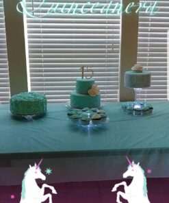 Multi Tier Wedding Cake Stand with LED Lights and Optional Water Fountain (4 Tier Stand, Without Fountain) 4 Tier Stand 35 71Zqw68ArKL
