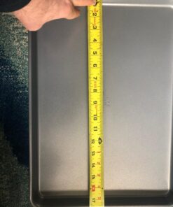 Calphalon Baking Sheets, Nonstick Baking Pans Set for Cookies and Cakes, 12 x 17 in, Set of 2, Silver 2-pc Baking Sheet 18 71ZrIloVLRL