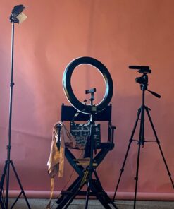 Casual Home 24" Director's Chair Black Frame-with Black Canvas, Counter Height Black Frame - Solid Wood 39 71ZsVS 1fpL