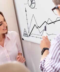 Amazon Basics Whiteboard Drywipe Magnetic with Pen Tray and Aluminium Trim, 90 cm x 60 cm (WxH) 60 cm x 90 cm 16 71Zskl8 rS