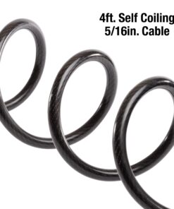 Master Lock Bike Lock Cable, Combination Bicycle Lock, Cable Lock for Outdoor Equipment, Black 4 Ft. Preset Combo 1 Pack 22 71ZsqEzon2L