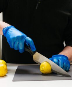 GLOVEWORKS Blue Vinyl Light-Industrial Disposable Gloves, 3 Mil, Food-Safe, Latex & Powder-Free, Medium, Case of 1000 17 71ZtbBYEfuL