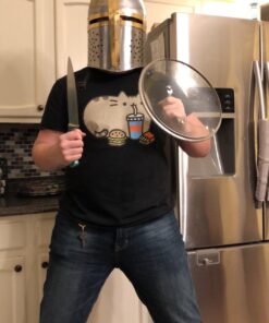 Deco 79 Metal Medieval Knight Crusader Helmet, 9" x 9" x 13", Silver 9" x 9" x 13" 35 71ZtkCoE2EL