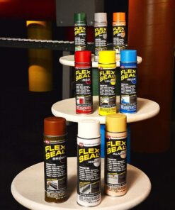 Flex Seal, 14 oz, Gray, Stop Leaks Instantly, Waterproof Rubber Spray On Sealant Coating, Perfect for Gutters, Wood, RV, Campers, Roof Repair, Skylights, Windows, and More 19 71ZtrOm5F6L 1