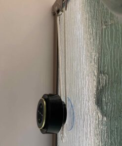 iFox Portable Bluetooth Shower Speaker, IPX7 Waterproof Outdoor Wireless Speaker, Built-in Mic, Carabiner, Beach, Camping, Hiking, Pool, Great Gift, Black/Gold 36 71ZttW97ybL