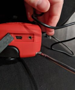 iRonsnow Solar Emergency Hand Crank Weather Radio, Portable Self Powered NOAA AM/FM Radios with SOS Alarm LED Flashlight 2000mAh Power Bank Smart Phone USB Charger for Camping (Red) 49 71Zu6psx2rL