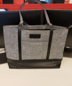 Laptop Tote Bag for Women,College Essentials 15.6-17 In Teacher Supplies Laptop Bag,Water Resistant Work Bag College Bag A-15.6 Inch-gray 33 71ZuBhsBz7L