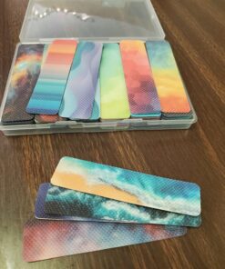 TOEMUR 72 Pieces Calm Strips Anxiety Sensory Stickers with Storage Box 2 Textured Surface Adhesives Fidget Strips for Office & Classroom Desk Relieve Adult & Teen Stress Unique Style 23 71ZuIJtYapL