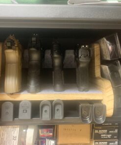 Amazon Basics Steel Home Security Safe with Programmable Electronic Keypad Lock, Secure Documents, Jewelry, Valuables, 1.52 Cubic Feet, Black, 13.8"W x 13"D x 16.5"H 59 71ZuOPnKwYL