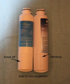 EcoAqua EFF-6027A Replacement Filter, Compatible with Samsung DA29-00020B, DA29-00020A, HAF-CIN/EXP, 46-9101 Refrigerator Water Filter, 3 Pack 3 Count (Pack of 1) 31 71ZuT x429L