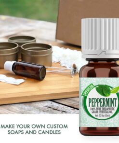 Healing Solutions 10ml Oils - Peppermint Essential Oil - 0.33 Fluid Ounces 0.33 Fl Oz (Pack of 1) 22 71ZuhS5J3UL