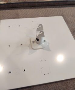 Amer Mounts AMRDCP100KIT Universal Adjustable 2 x 2 feet Drop Ceiling Projector Mount, Suspended Drop-in Ceiling Projection Mounting Kit, White 34 71ZvS9K59L
