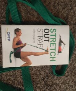 The Original Stretch Out Strap with Exercise Book - Made in the USA by OPTP - Top Choice of Physical Therapists, Athletic Trainers & Yoga 34 71ZwANl4oUL