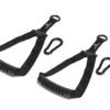 Bionic Body Set of 2 Single-Grip Handles with Carabiner Clips for Resistance Tube Exercise Strength Training and Cardio Workout BBSH-001 19 71ZwC5RsO7L