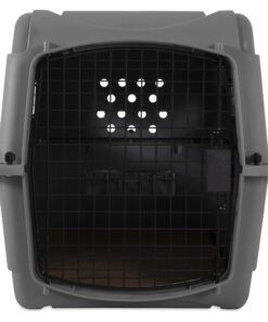 Petmate Sky Kennel Pet Carrier, 28 Inch, Made in USA 24.3"L x 18.3"W x 19.5"H 40 71ZxAuFtBL