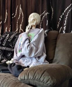 Giantex B010L18XEW Life Size 70.8" Human Anatomical Anatomy Skeleton Medical Model + Stand 44 71ZxGWNQGBL