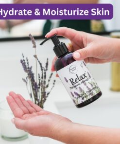 Alternative view of Relax Therapeutic Body Massage Oil - with Best Essential Oils for Sore Muscles & Stiffness – Lavender, Peppermint & Marjoram - All Natural - with Sweet Almond, Grapeseed & Jojoba Oil 8oz 8.5 Fl Oz (Pack of 1)