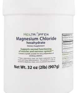 2 Pounds Magnesium Chloride Hexahydrate | Pharmaceutical Grade Ingredients | Crystal Powder | Pure Ph. EUR., BP, USP, 100% | Heiltropfen® Unflavored 2 Pound (Pack of 1) 15 71ZyGqt4IiL