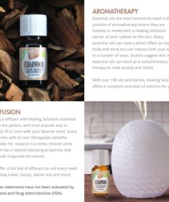 Healing Solutions 10ml Oils - Cedarwood Essential Oil - 0.33 Fluid Ounces 0.33 Fl Oz (Pack of 1) 12 71ZyQNDROuL