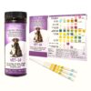 One Step Pet Urine Testing Strips, 50 x Urinalysis Parameter Tests for Dogs, Cats, Vets, Accurate Testing for Veterinarians, Detects UTI, Diabetes, Bladder, Kidney, Liver, SG, pH, Glucose 35 71ZypQyBtmL