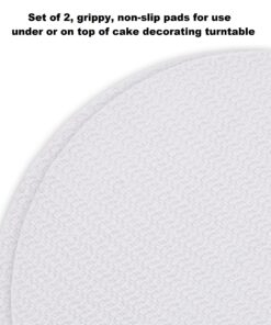 Ateco Set of 2 Non-Slip Pads, Reusable, Food Safe Plastic, 12-Inch Diameter, White #620 12" Non-Slip Pads 3 71Zyv0p8hGL
