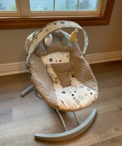 4moms MamaRoo Multi-Motion Baby Swing, Bluetooth Enabled with 5 Unique Motions, Grey 35 71Zze PnOrL